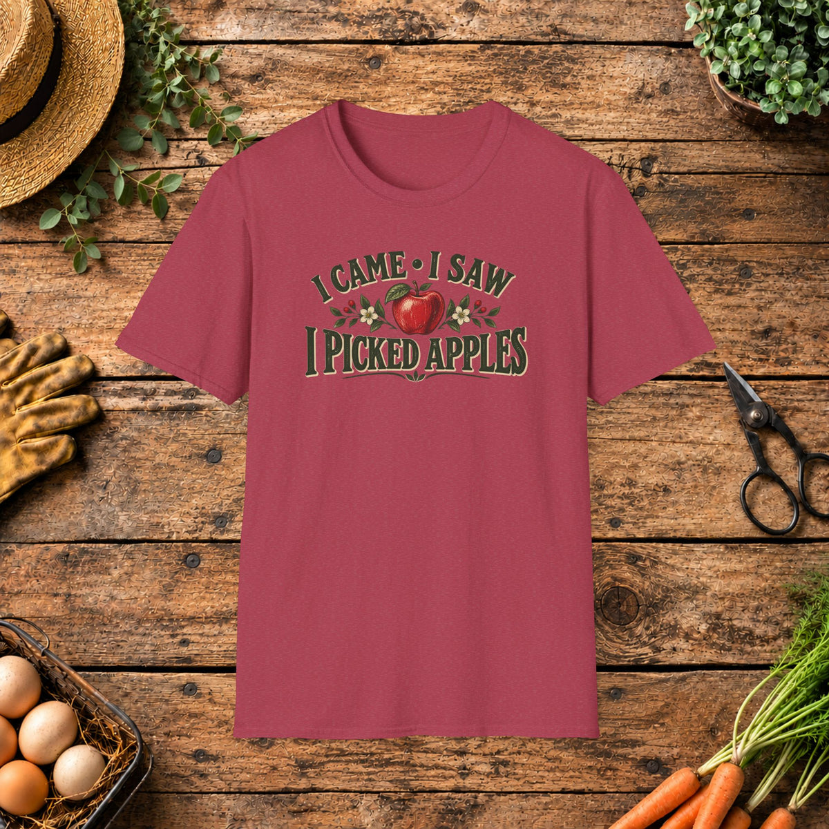 I Came I Saw I picked Apples T-Shirt