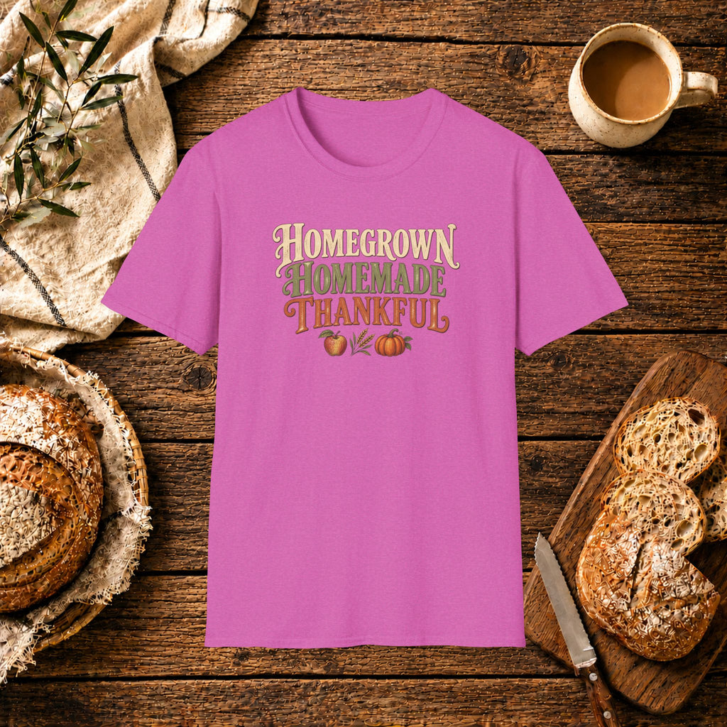 Homegrown Homemade Thankful T-Shirt