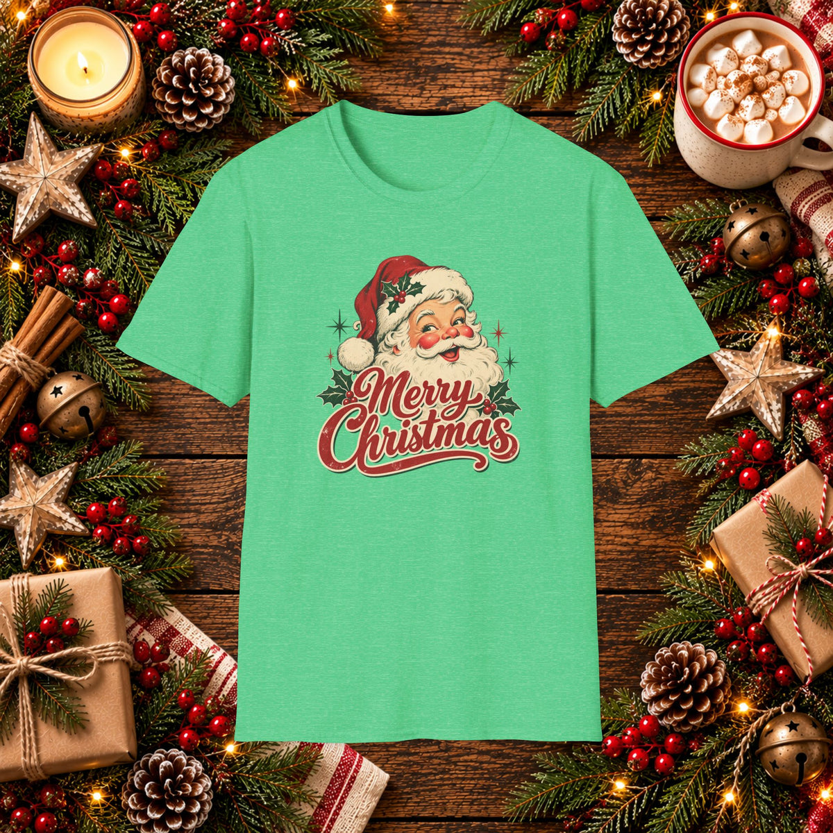 Merry Christmas with Santa T-Shirt