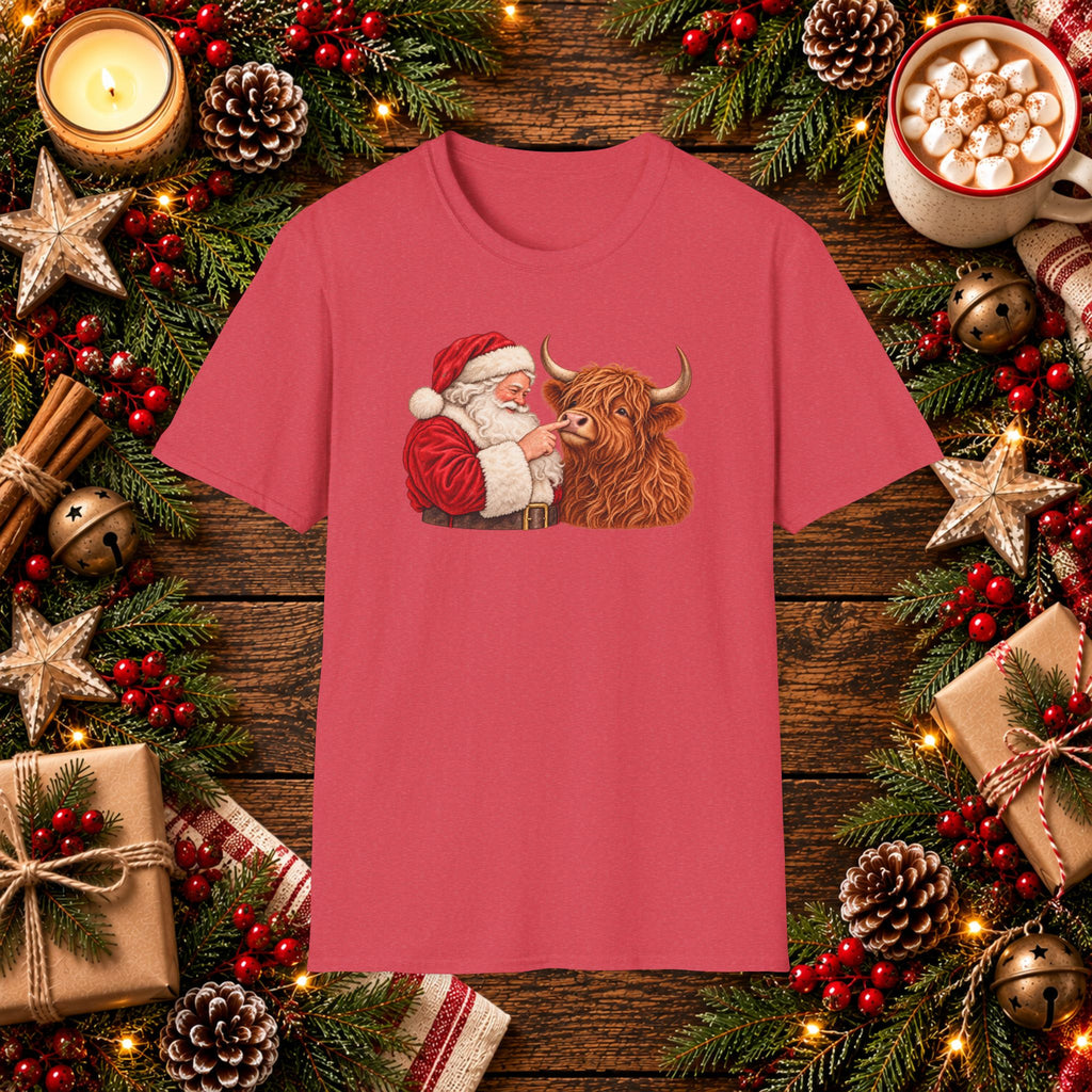 Santa & Highland T-Shirt