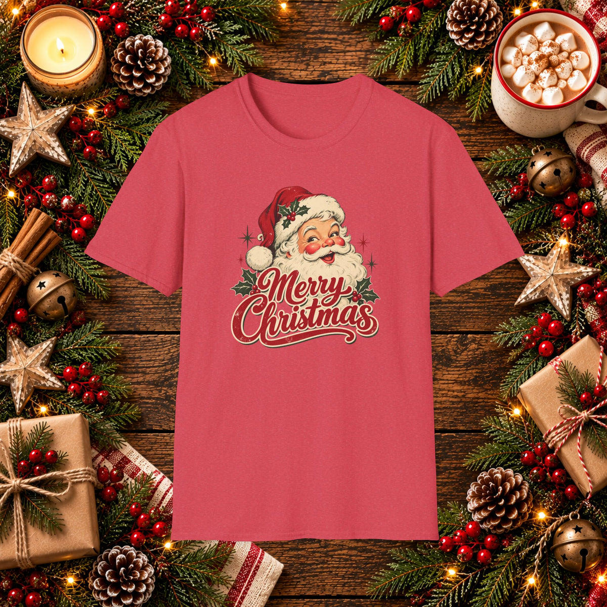 Merry Christmas with Santa T-Shirt