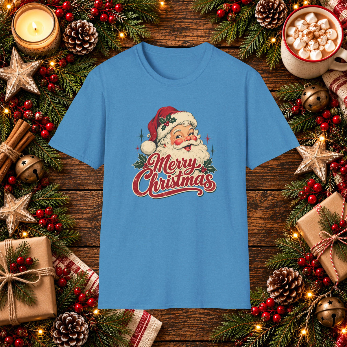 Merry Christmas with Santa T-Shirt