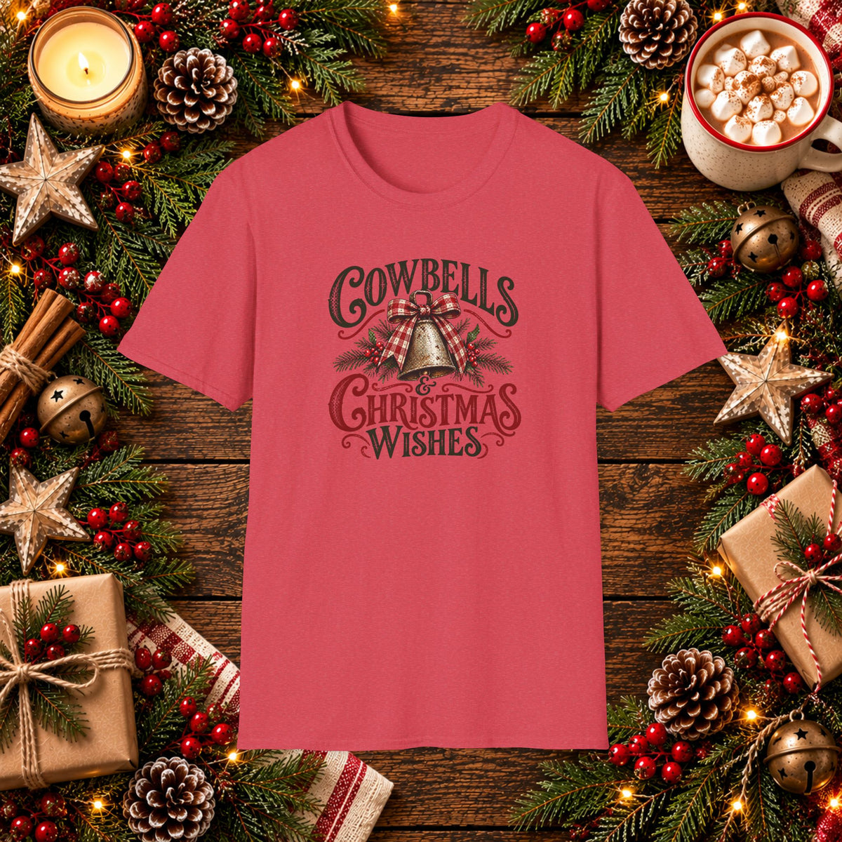 Cowbells & Christmas Wishes T-Shirt
