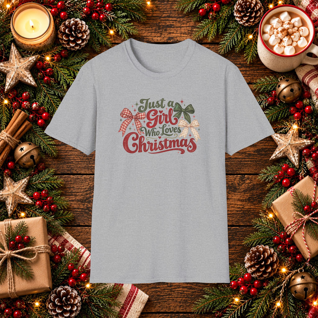 Just a Girl Who Loves Christmas T-Shirt