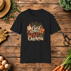 Just a Girl Who Loves Fall & Chickens T-Shirt