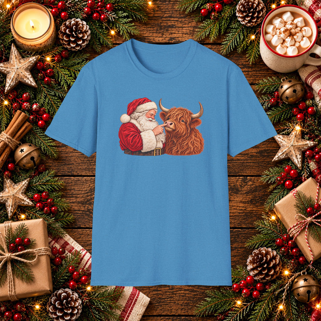 Santa & Highland T-Shirt