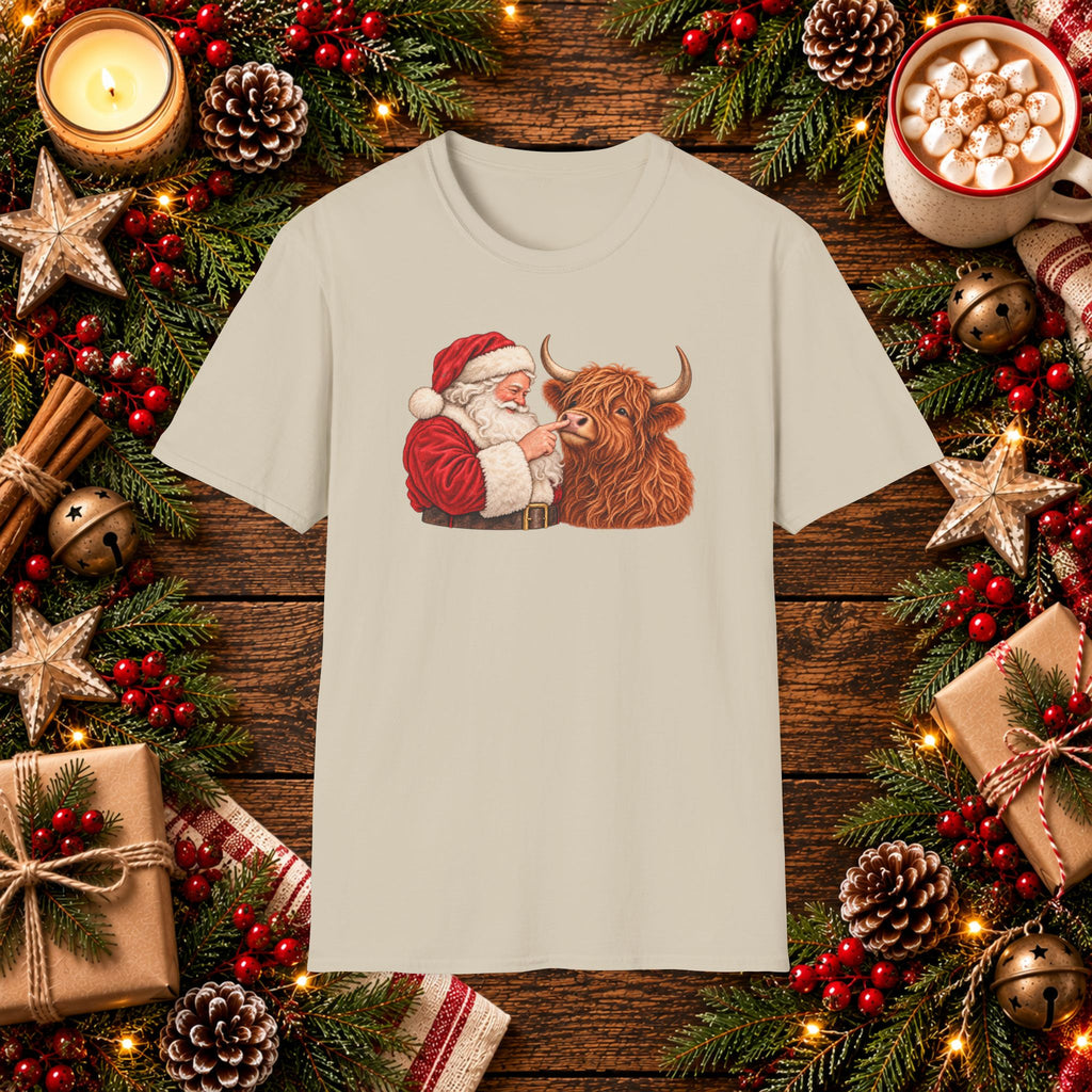 Santa & Highland T-Shirt