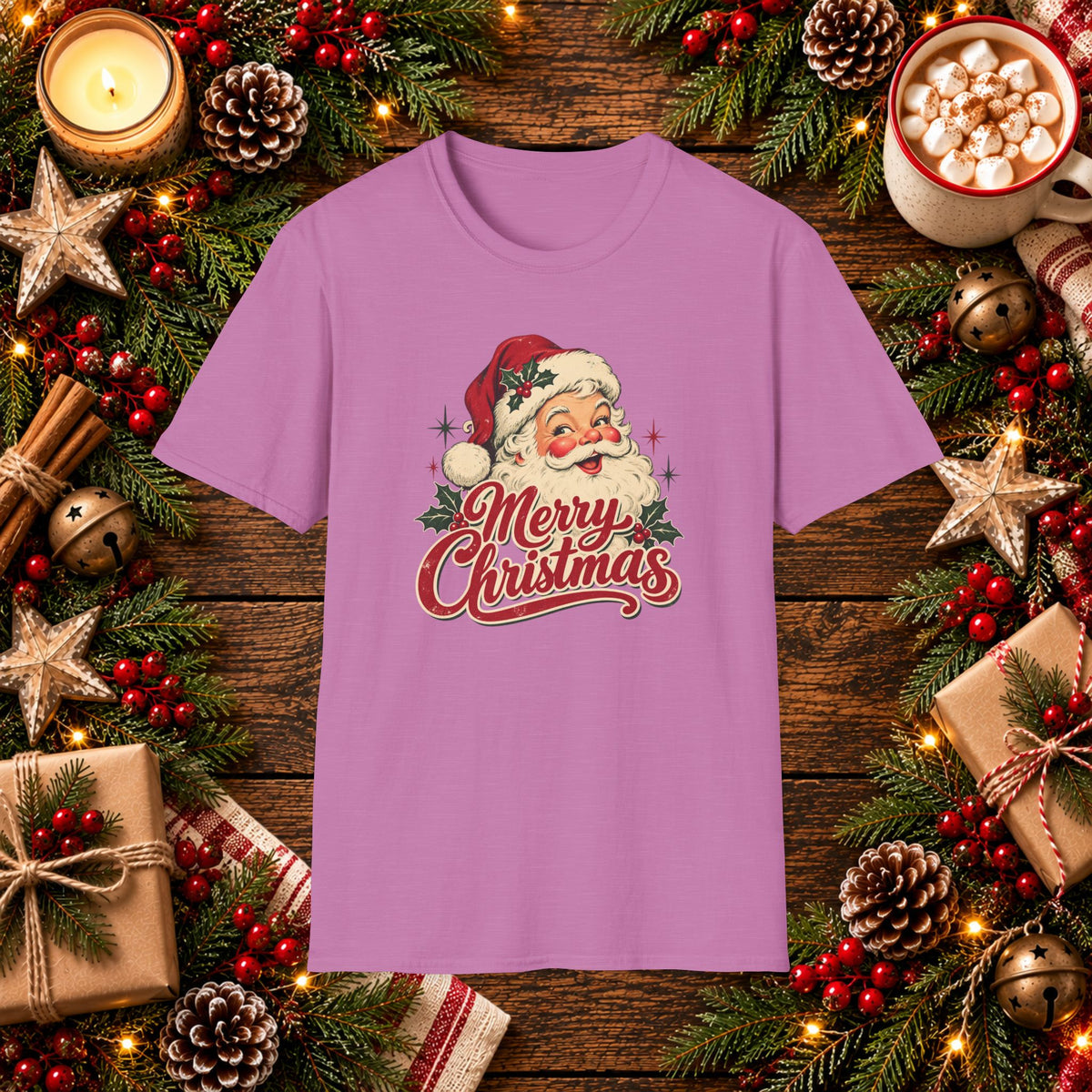 Merry Christmas with Santa T-Shirt