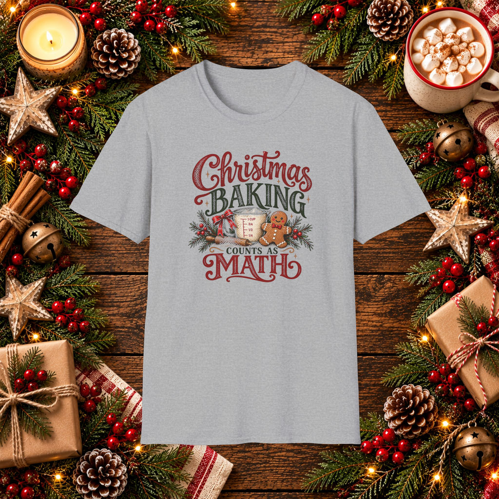 Christmas Baking Counts as Math T-Shirt