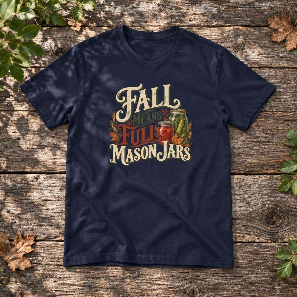 Fall Means Full Mason Jars T-Shirt