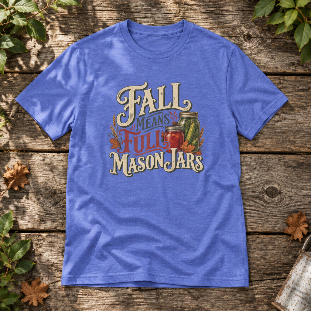 Fall Means Full Mason Jars T-Shirt