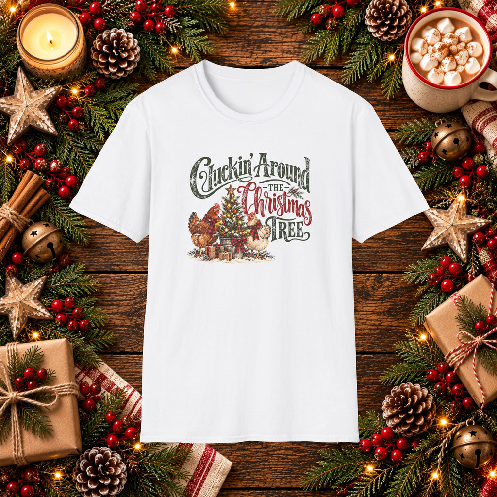 Cluckin' around the Christmas Tree T-Shirt