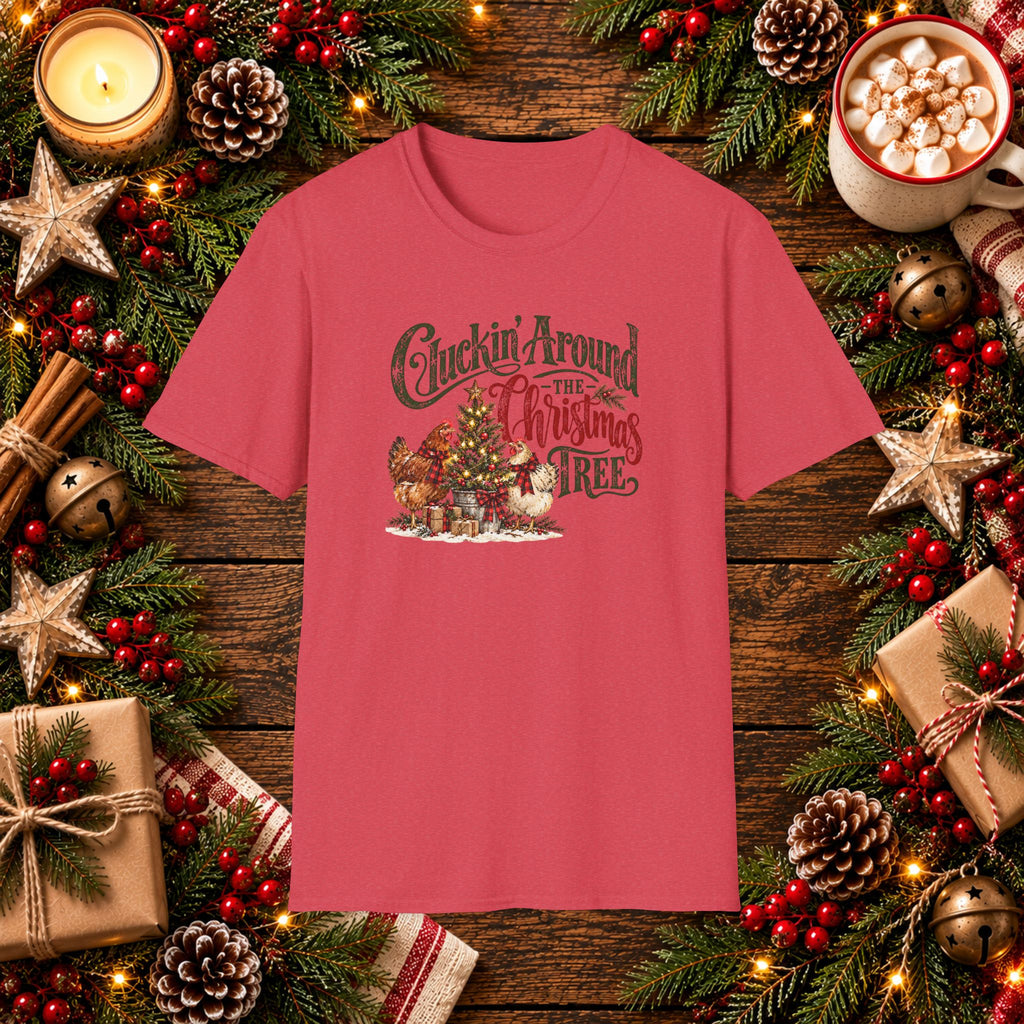Cluckin' around the Christmas Tree T-Shirt