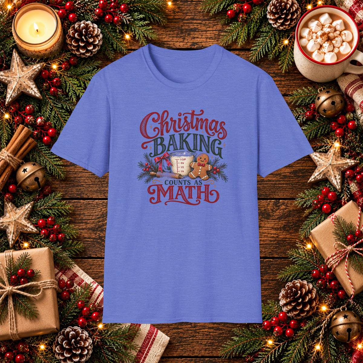 Christmas Baking Counts as Math T-Shirt