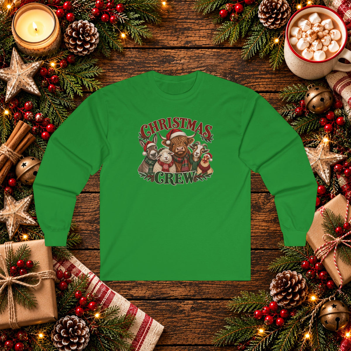 Christmas Crew Long Sleeve Tee