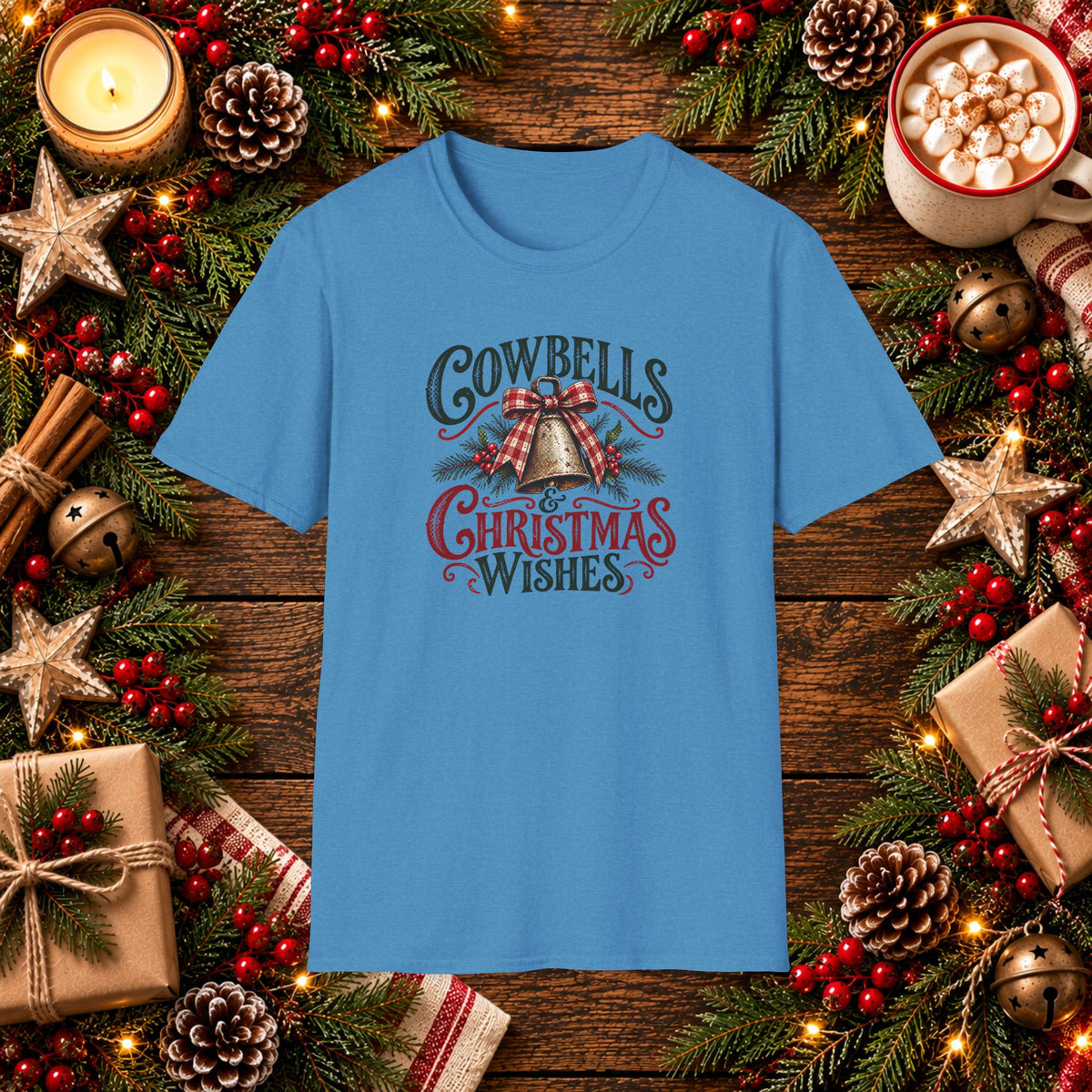 Cowbells & Christmas Wishes T-Shirt