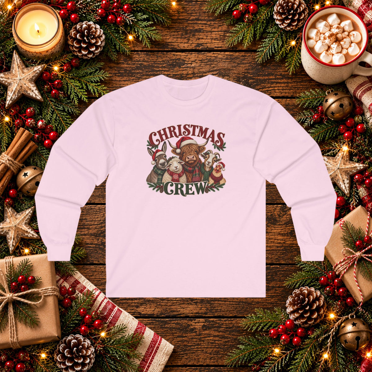Christmas Crew Long Sleeve Tee