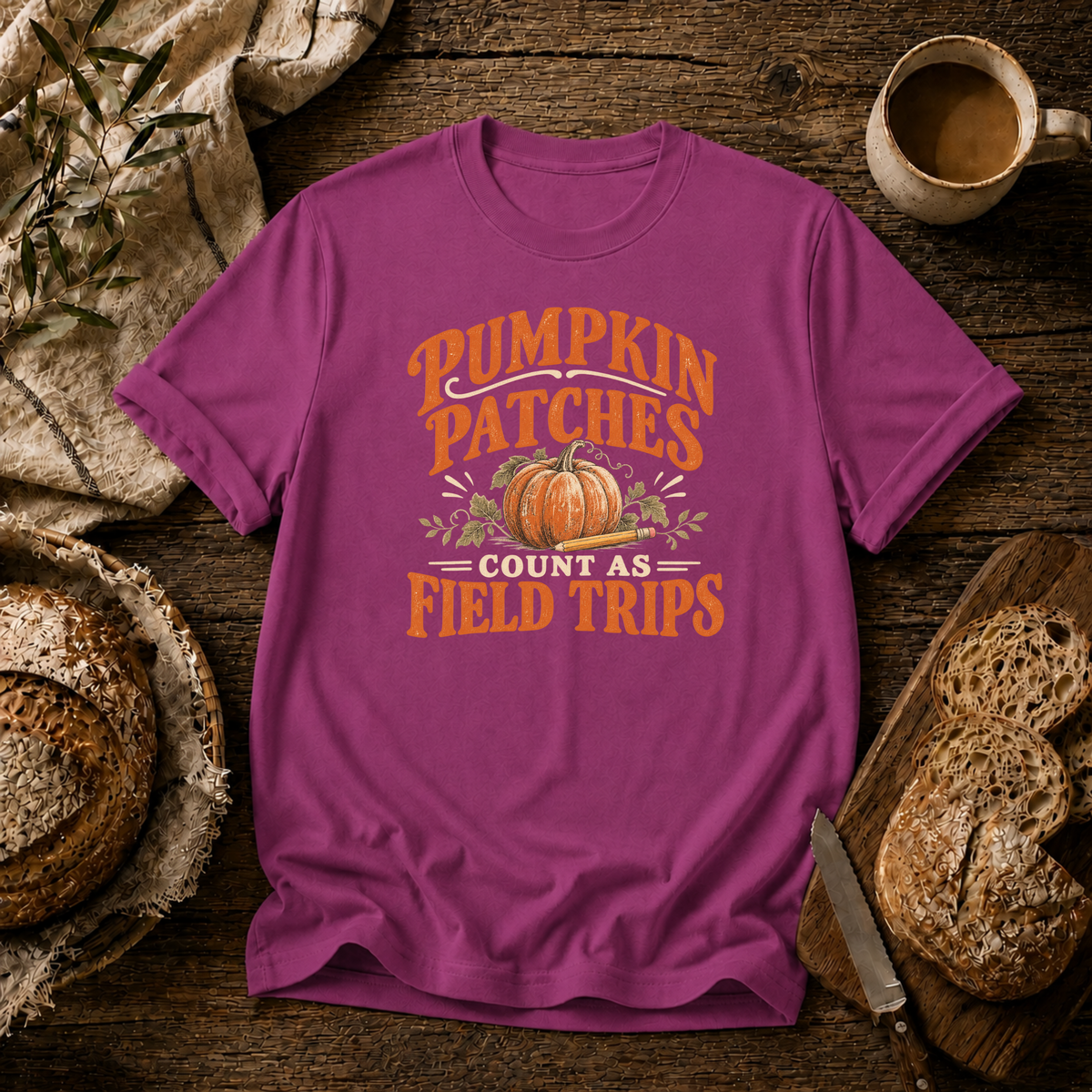 Pumpkin Patches Count as Field Trips T-Shirt
