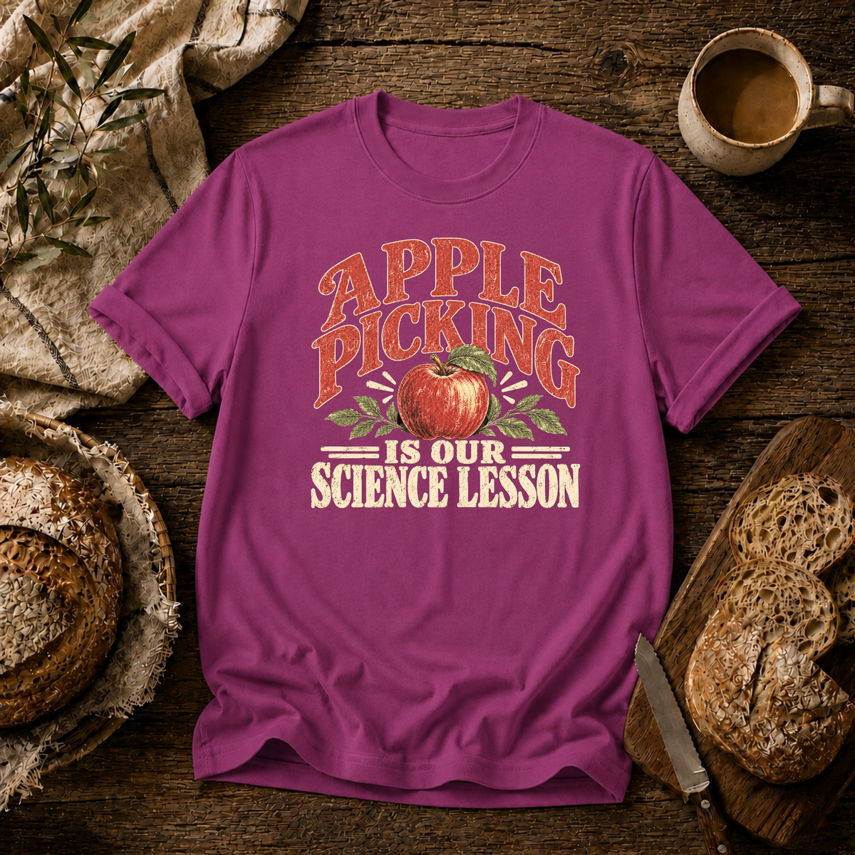 Apple Picking is Science Lesson T-Shirt