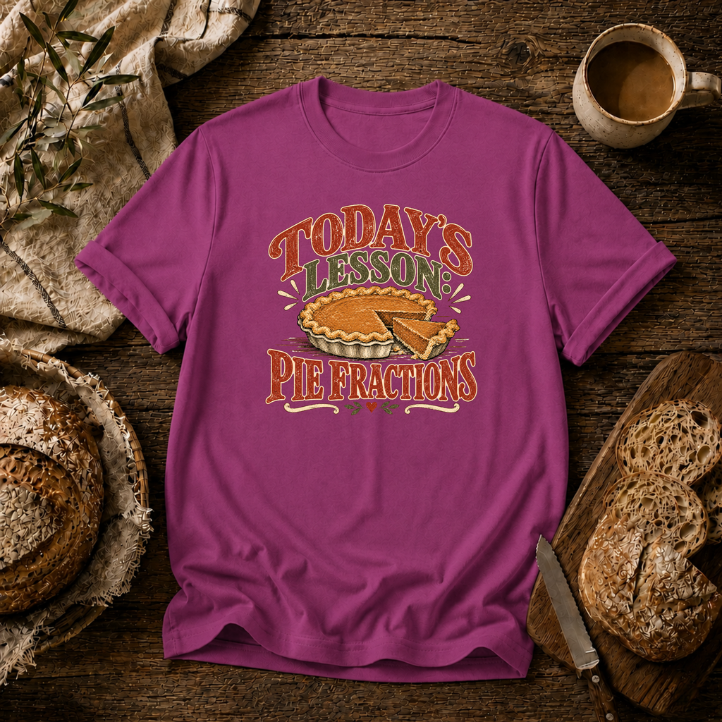 Lesson: Pie Fractions T-Shirt