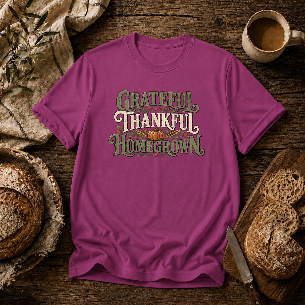 Grateful, Thankful, Homegrown T-Shirt