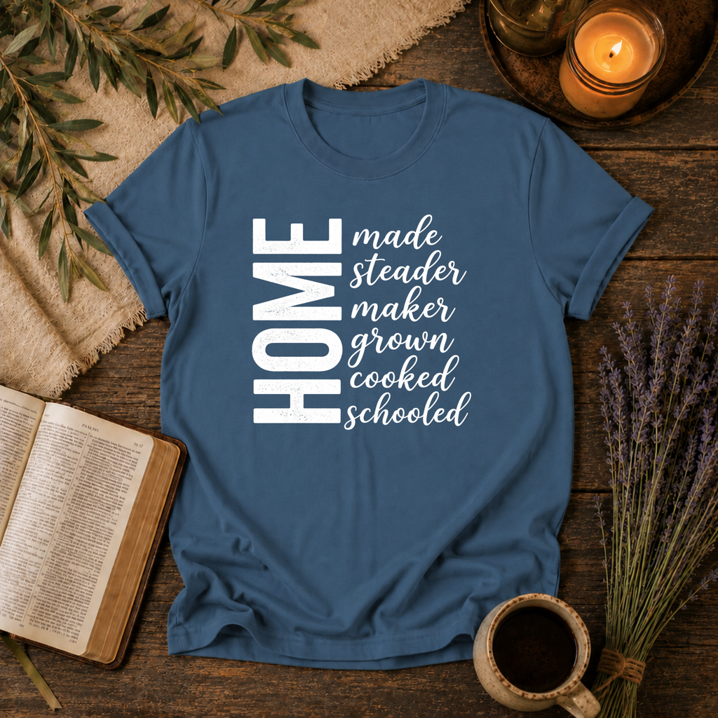 Homemade, Homesteader, Homemaker, Homegrown, Homecooked, Homeschooled