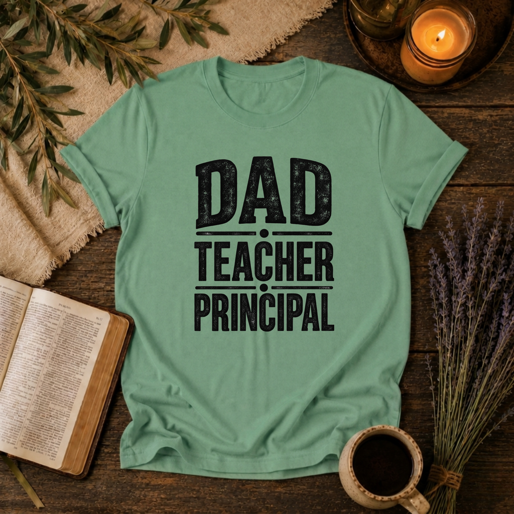 Dad Teacher Principal T-Shirt