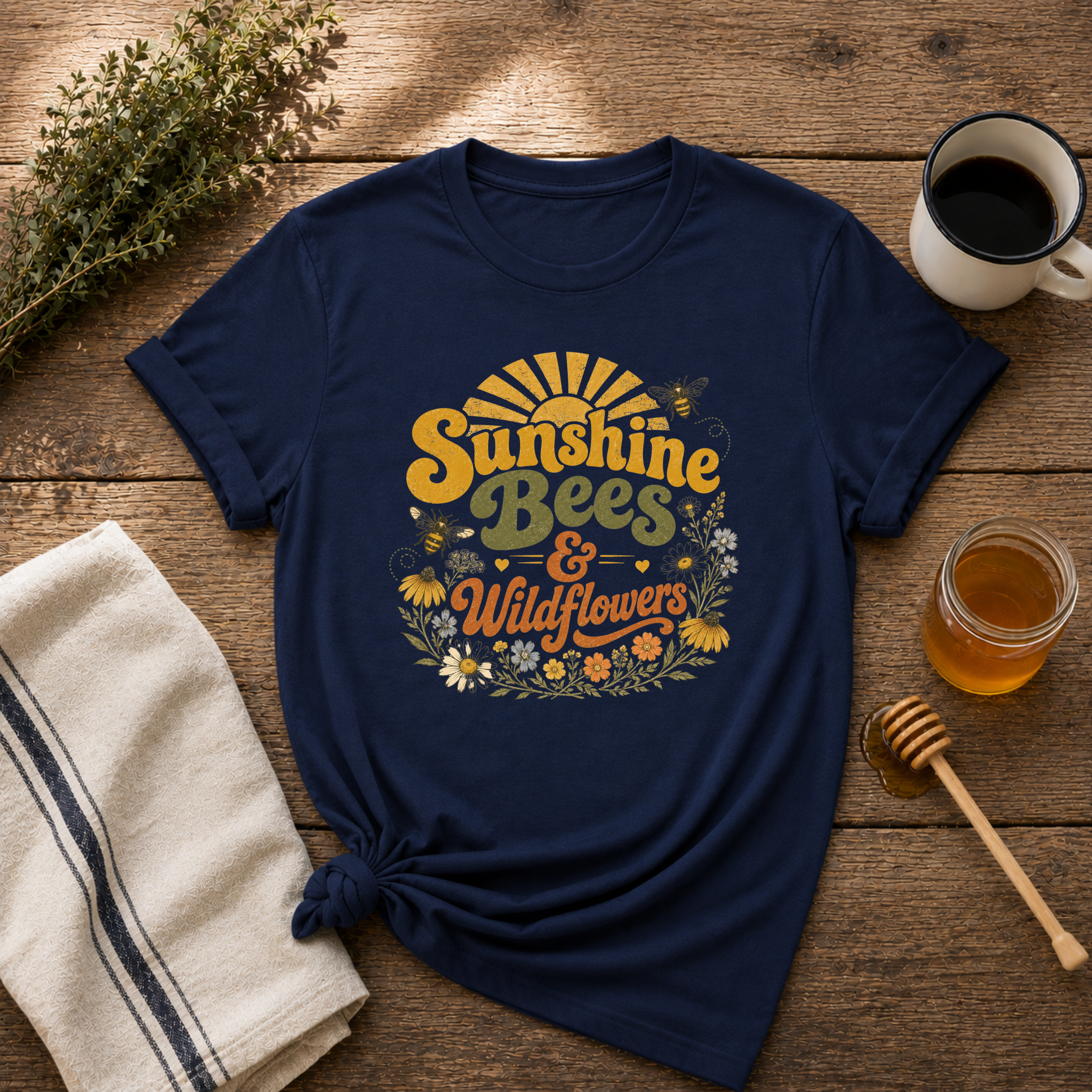 Sunshine, Bees & Wildflowers T-Shirt