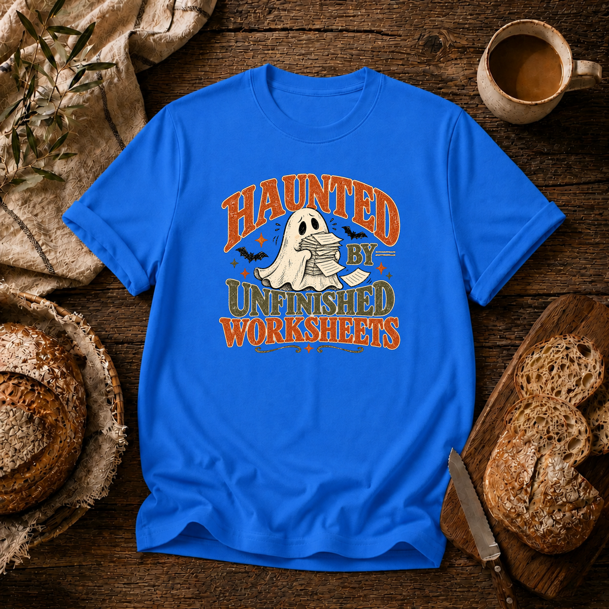 Haunted by Unfinished Worksheets T-Shirt