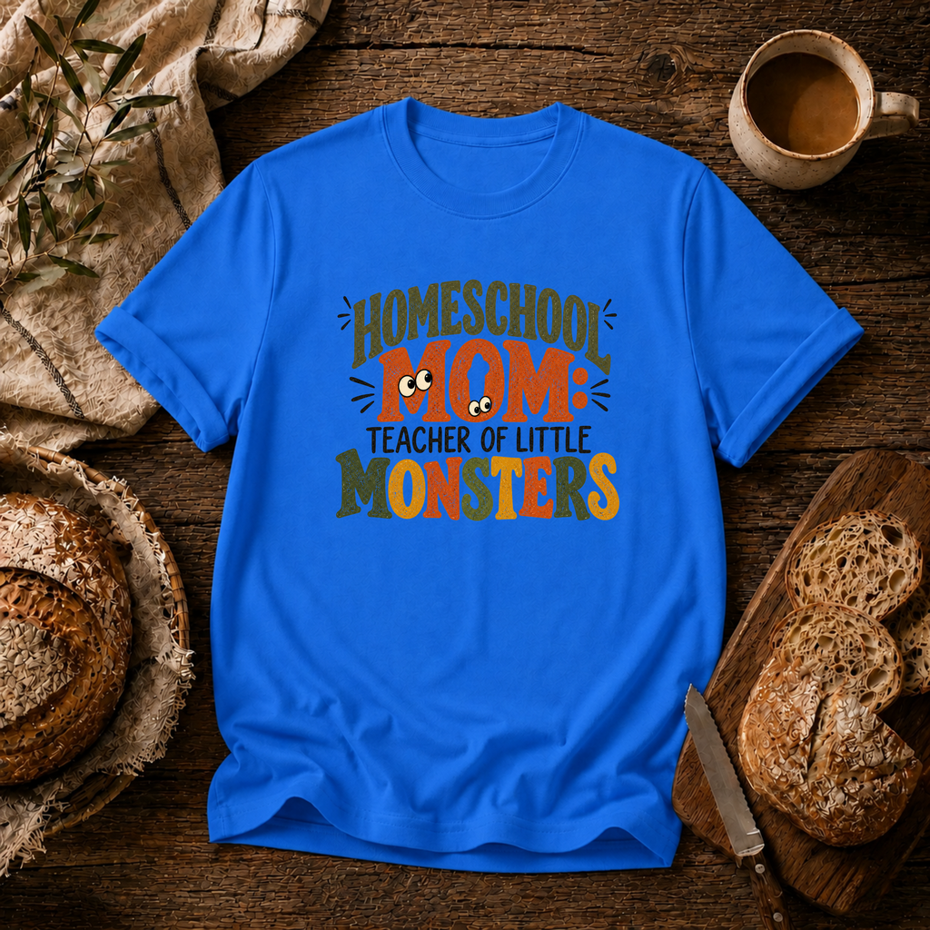 Homeschool Mom-Little Monsters T-Shirt