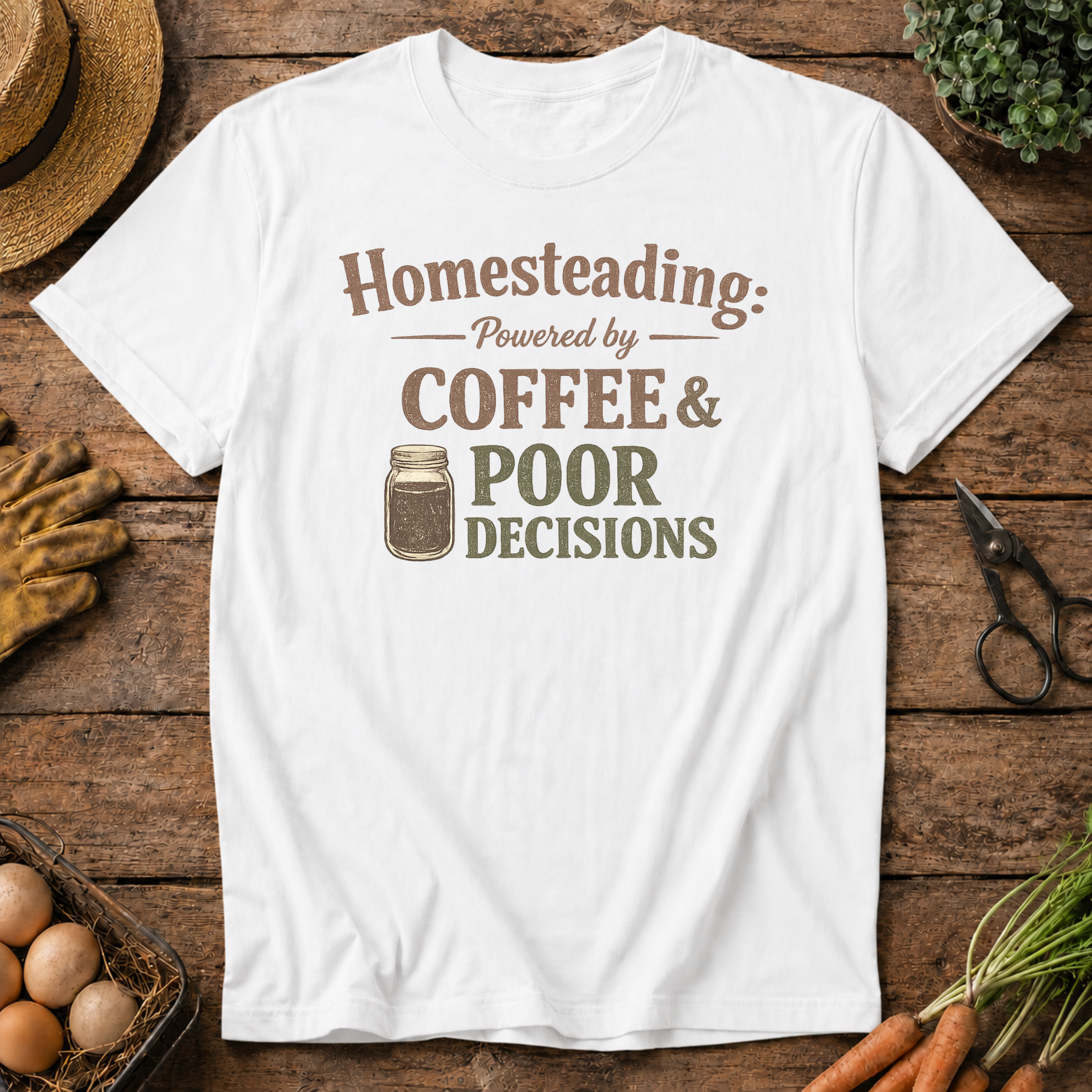 Homesteading Powered by Coffee & Poor Decisions