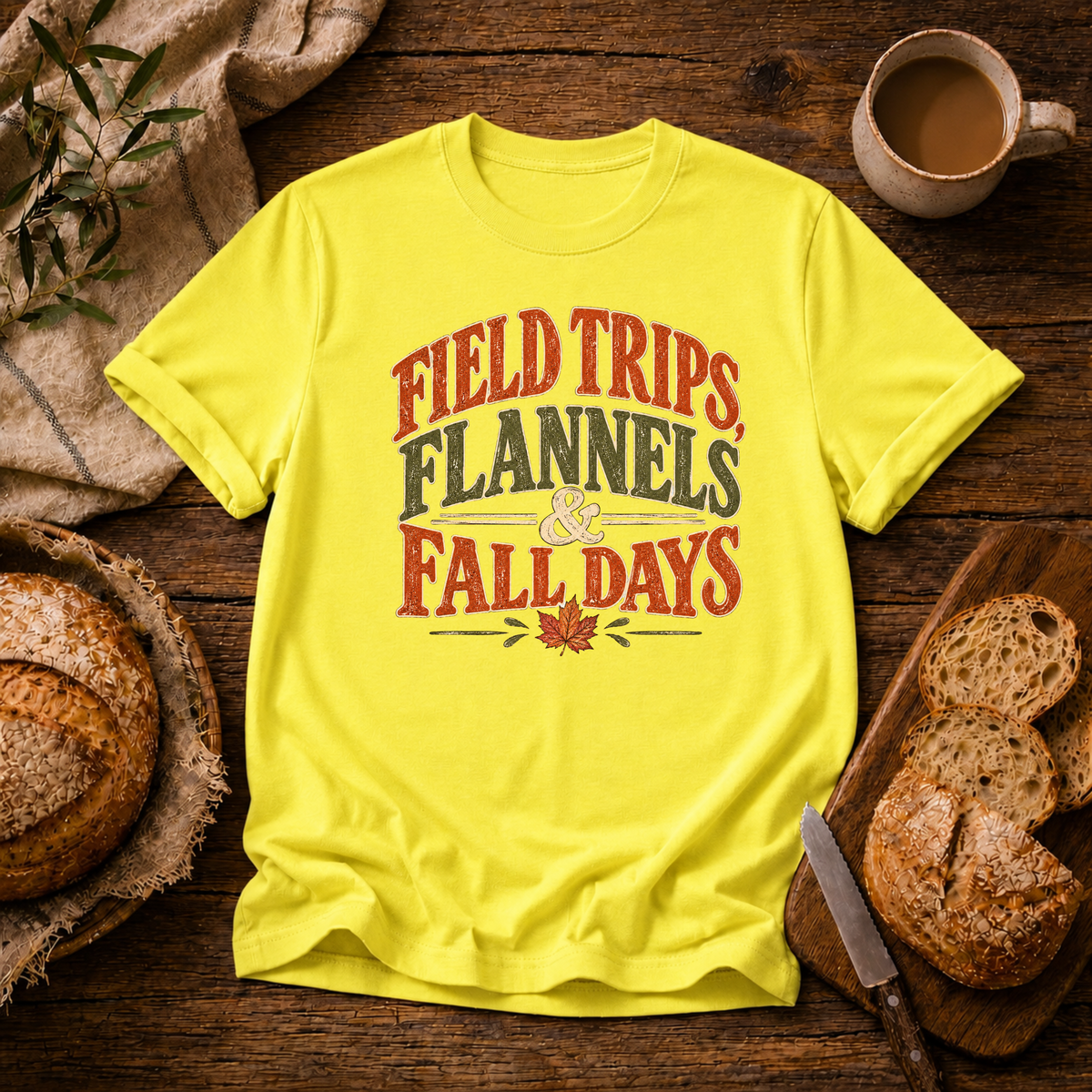 Field trips, Flannels & Fall Days T-Shirt