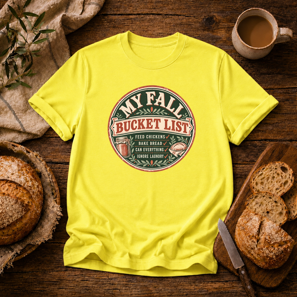 My Fall Bucket List T-Shirt