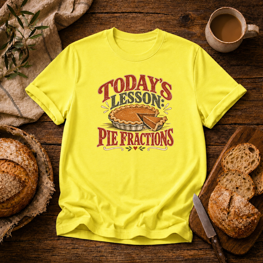 Lesson: Pie Fractions T-Shirt