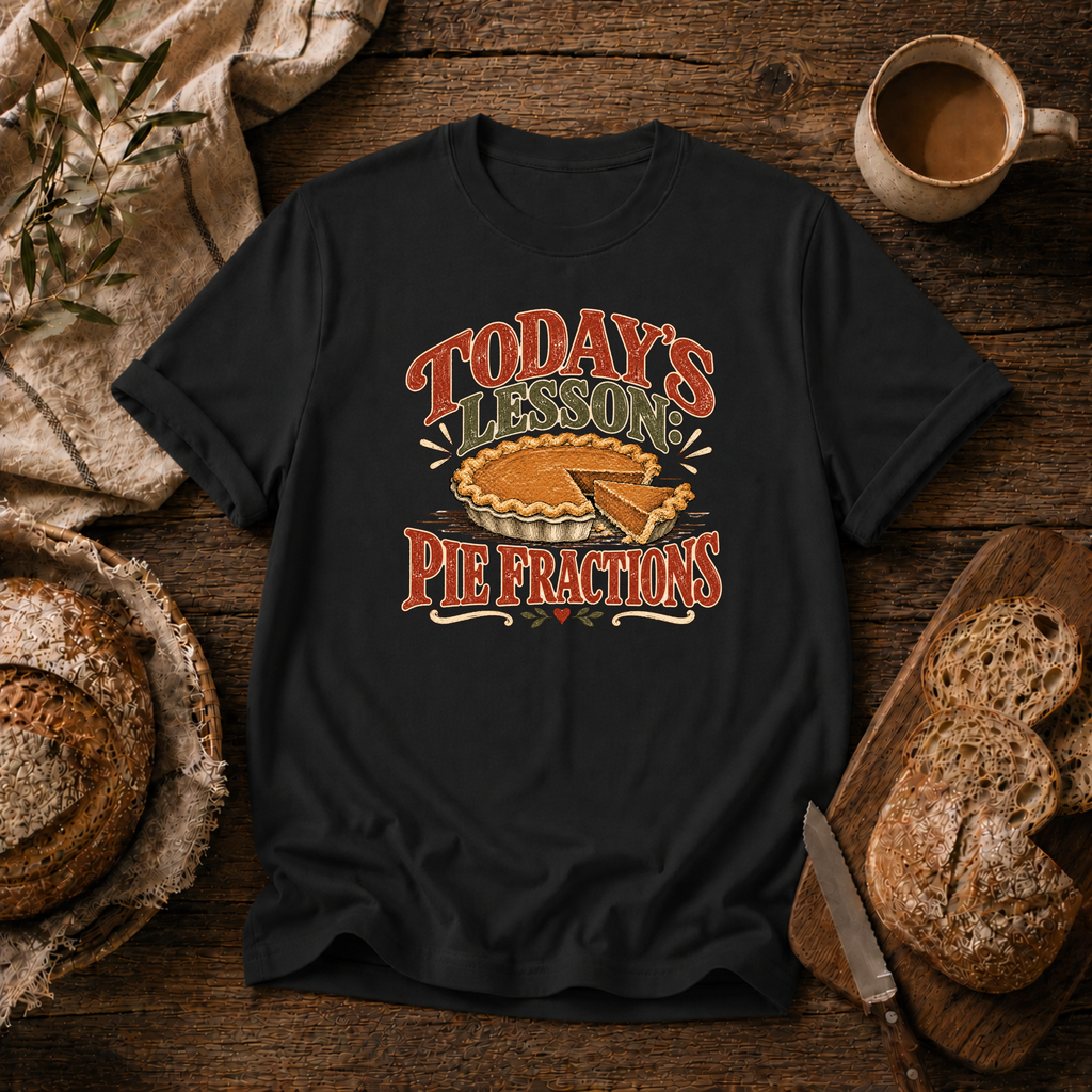 Lesson: Pie Fractions T-Shirt