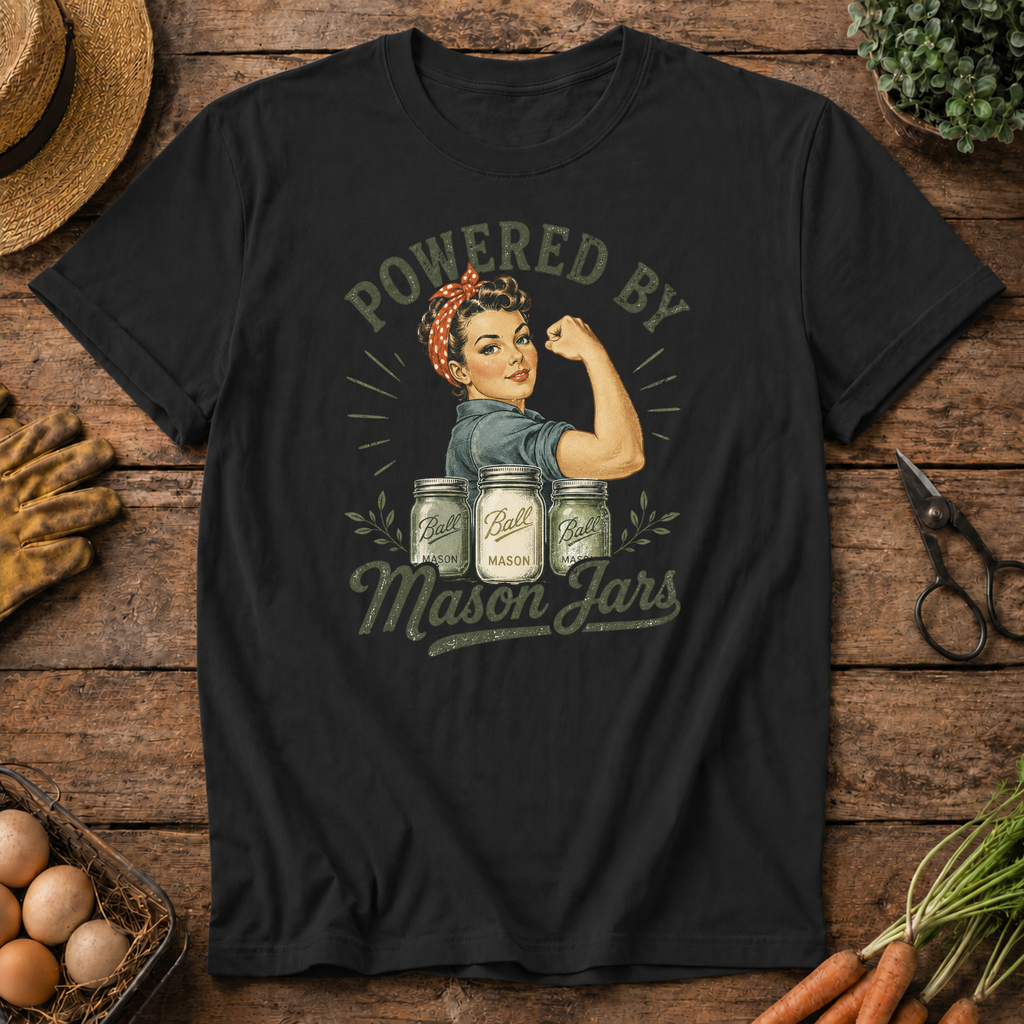 Powered By Mason Jars T-Shirt
