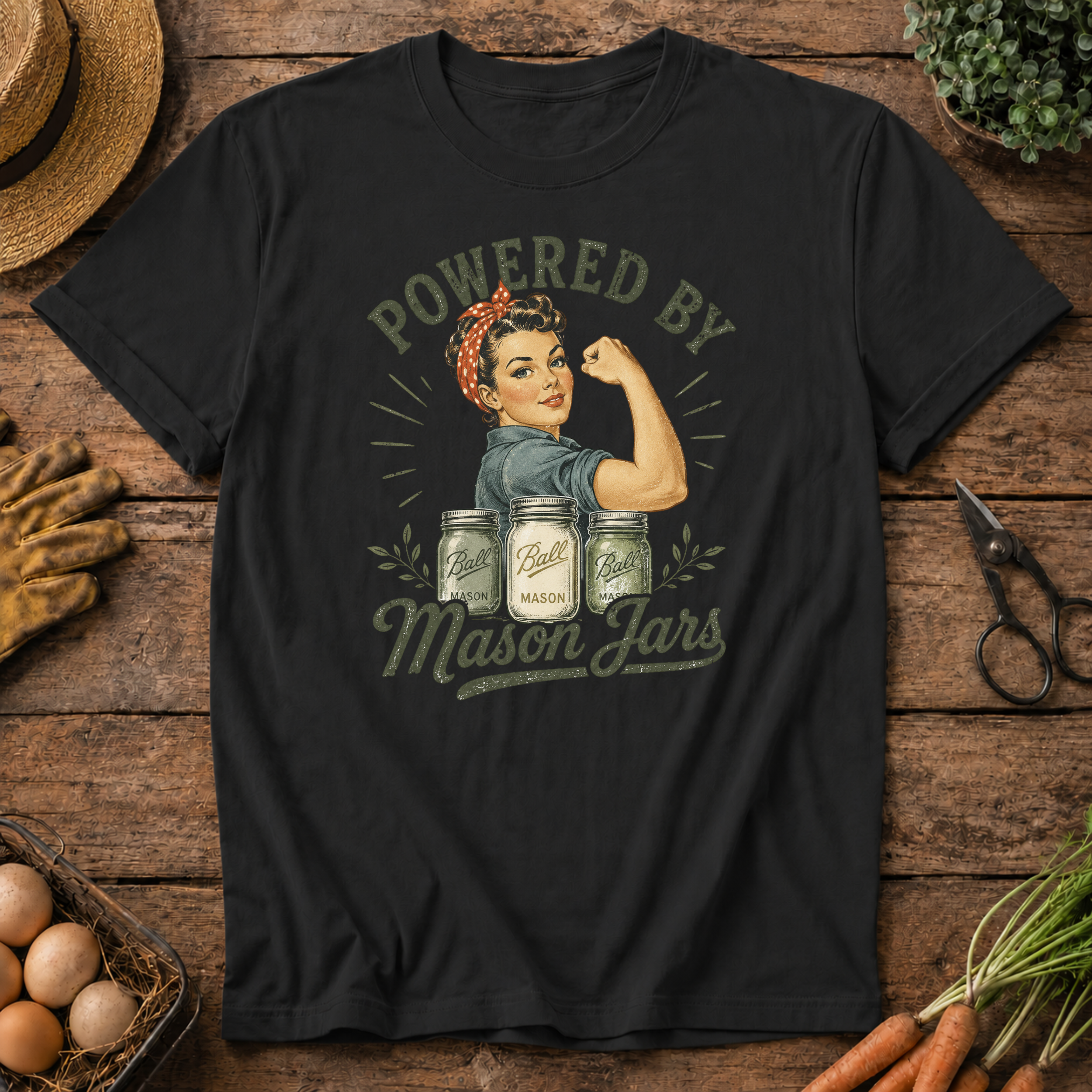 Powered By Mason Jars T-Shirt