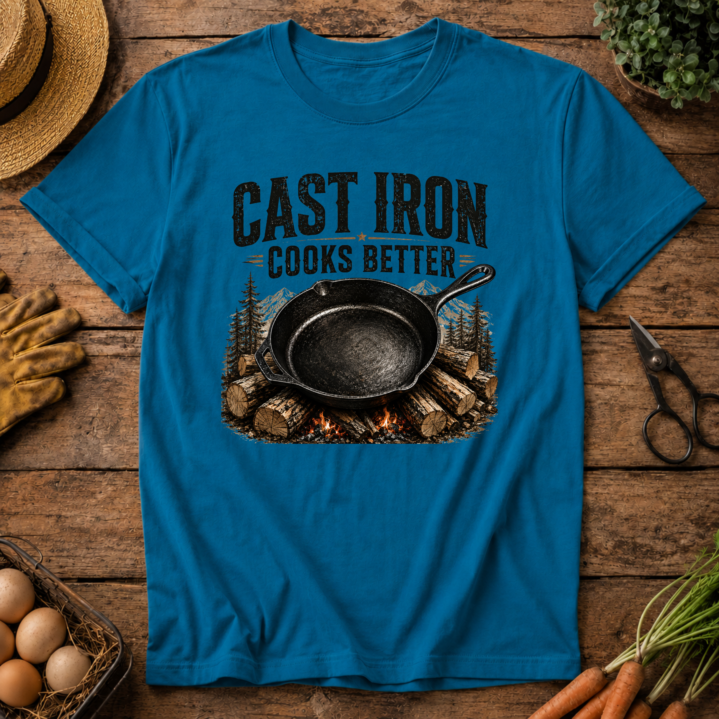 Cast Iron Cooks Better T-Shirt