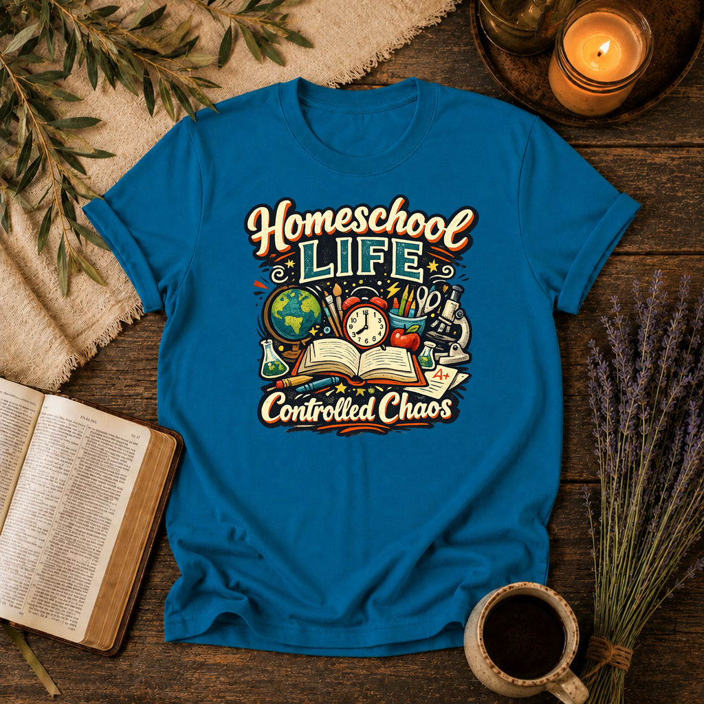 Homeschool Life, Controlled Chaos T-Shirt
