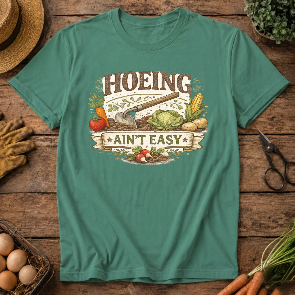 Hoeing Ain't Easy T-Shirt