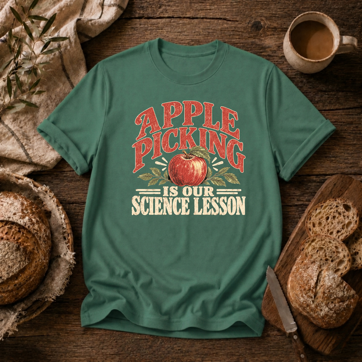 Apple Picking is Science Lesson T-Shirt