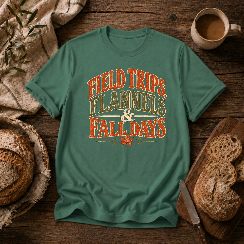 Field trips, Flannels & Fall Days T-Shirt