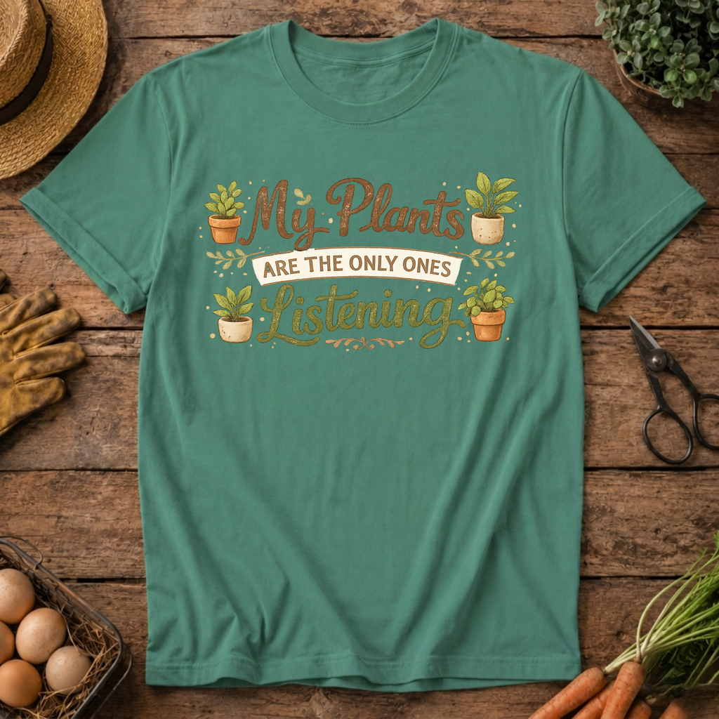 My Plants Listen T-Shirt