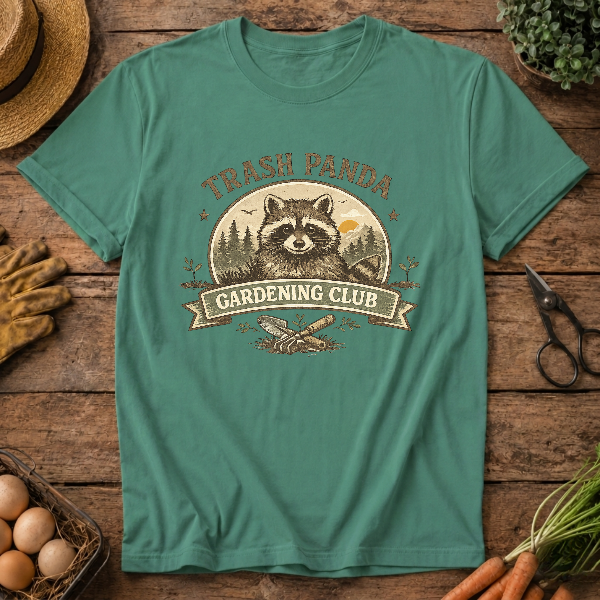 Trash Panda Gardening  Club T-Shirt
