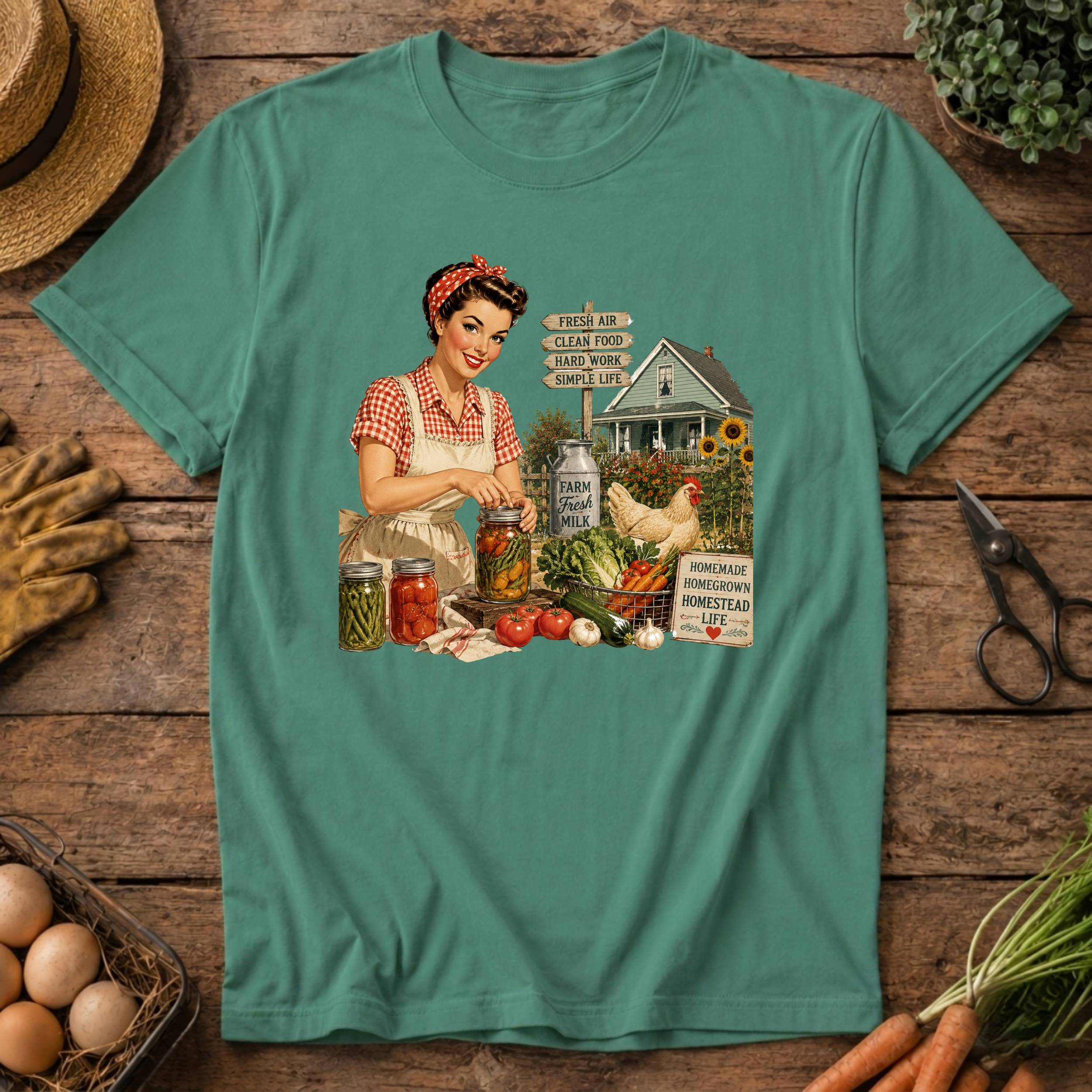 Retro Homemade, Homegrown T-Shirt