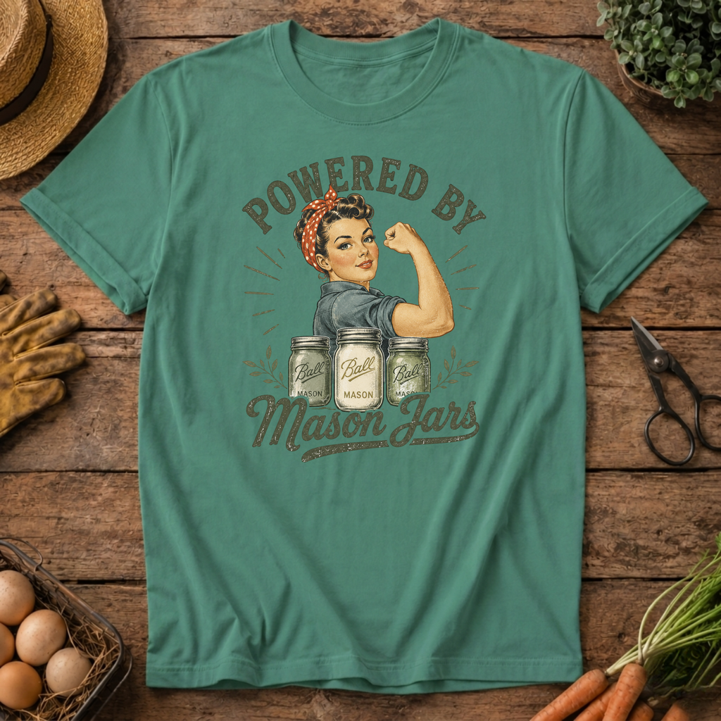 Powered By Mason Jars T-Shirt