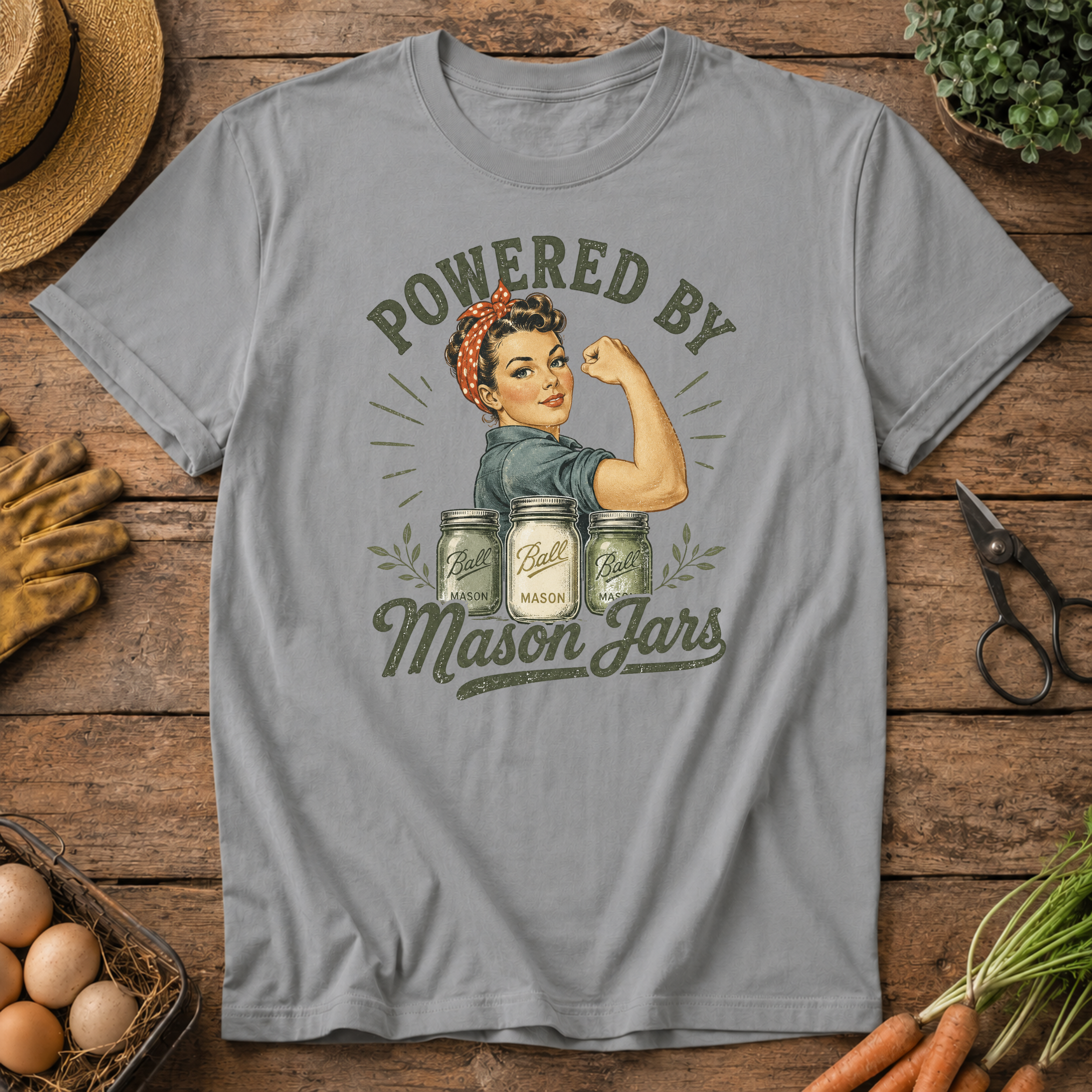 Powered By Mason Jars T-Shirt
