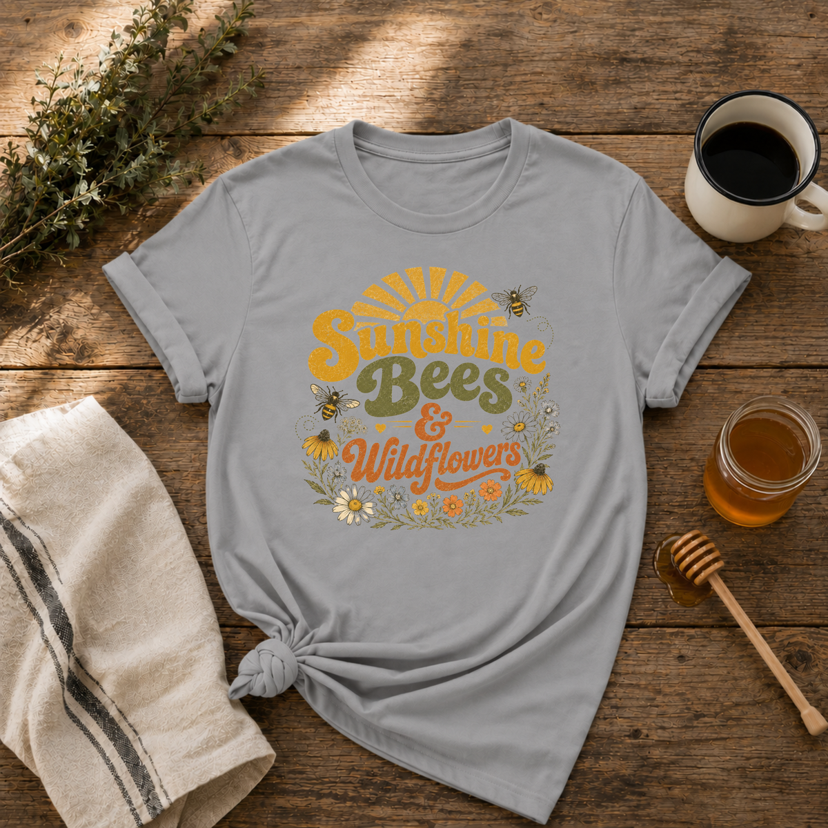 Sunshine, Bees & Wildflowers T-Shirt