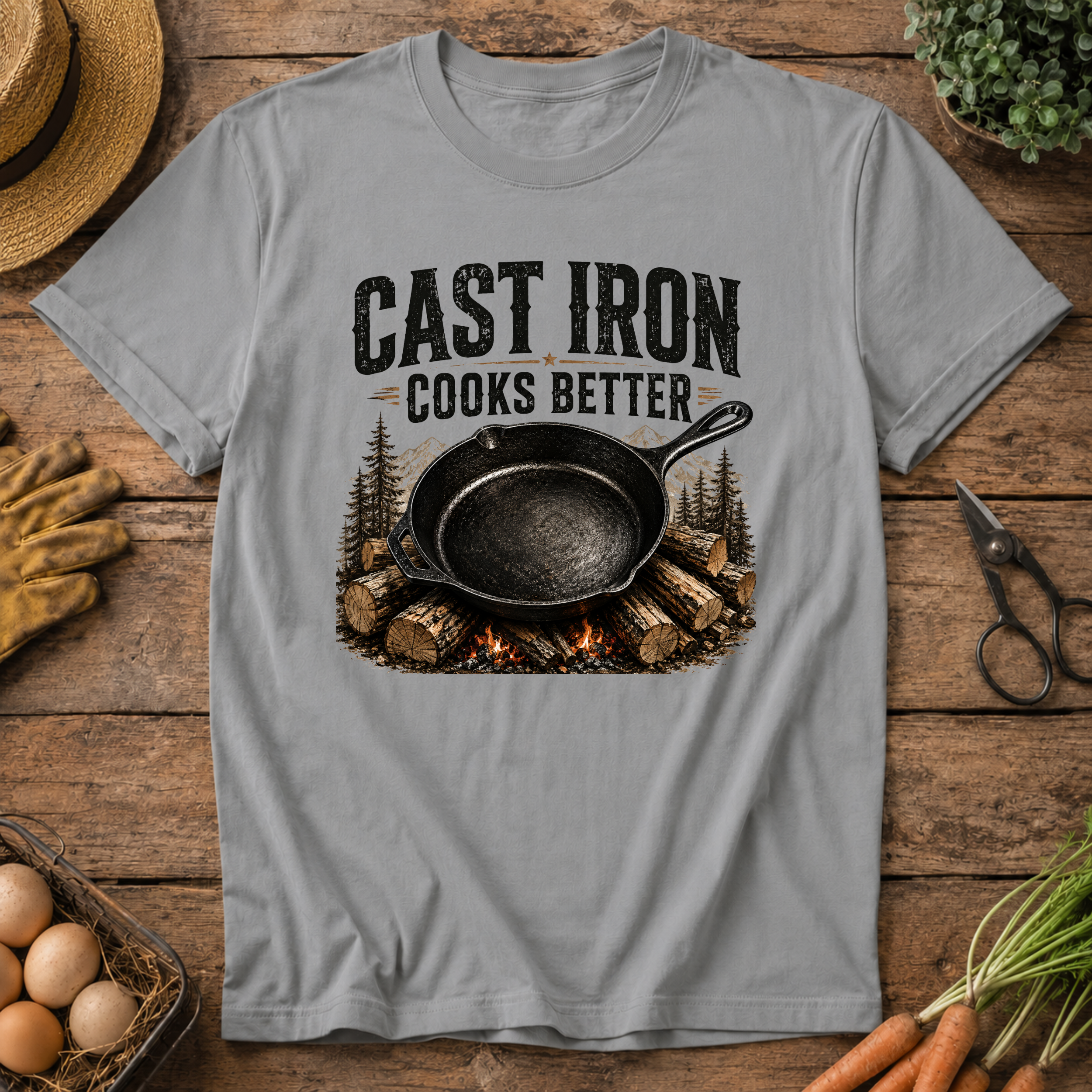 Cast Iron Cooks Better T-Shirt