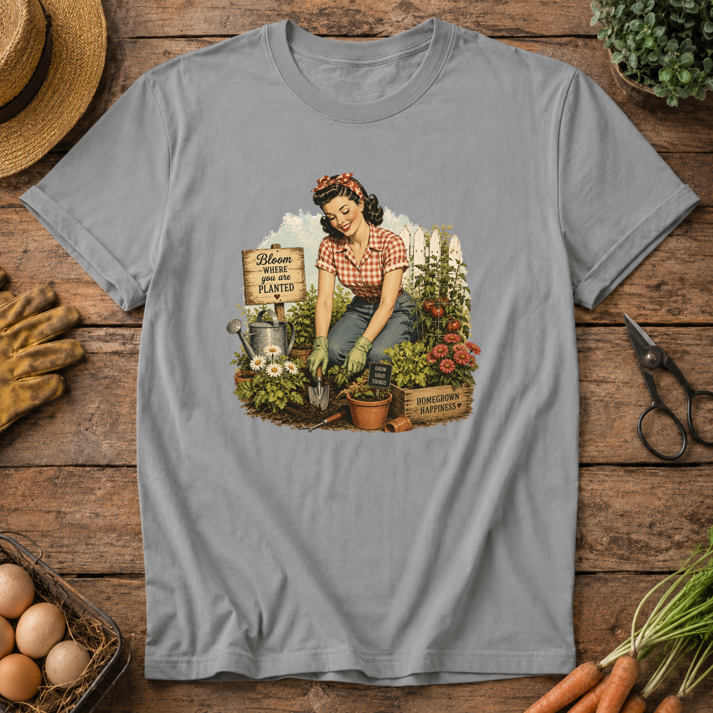 Vintage Bloom in the Garden T-Shirt